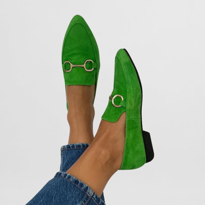 Marielle | Elegant Buckle Loafers