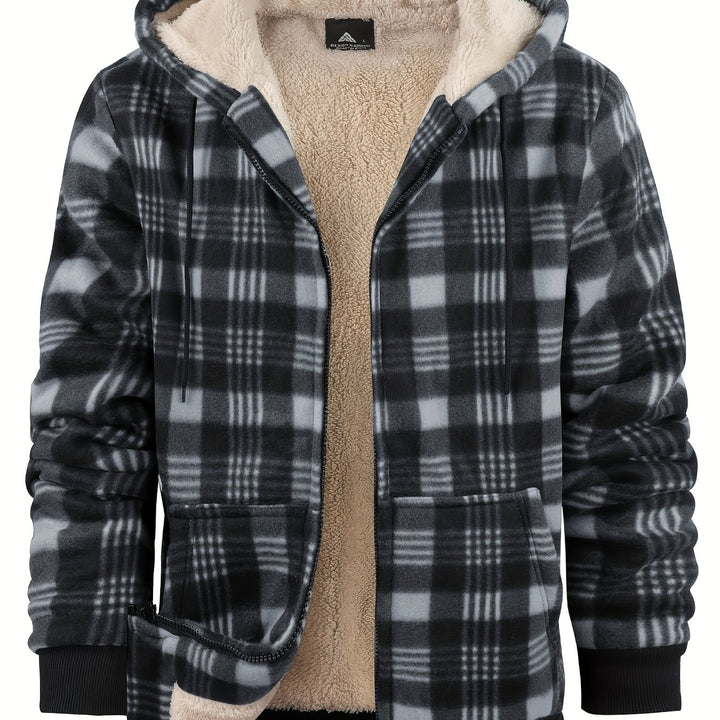 Graham | Hooded Plaid Shirt Jacket