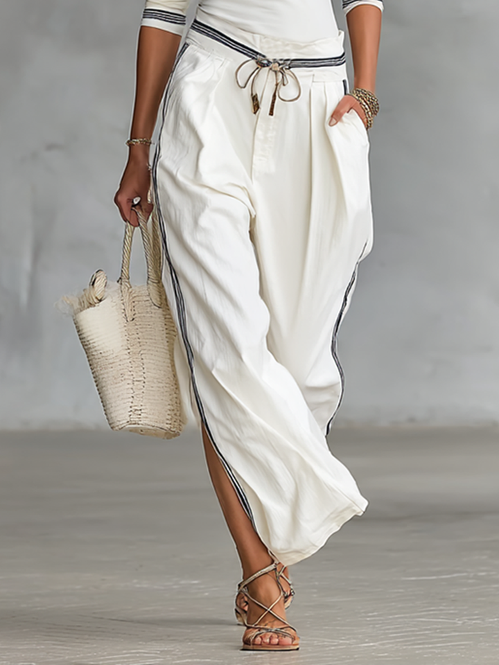 Mireille | Sporty Trimmed Two-Piece Set