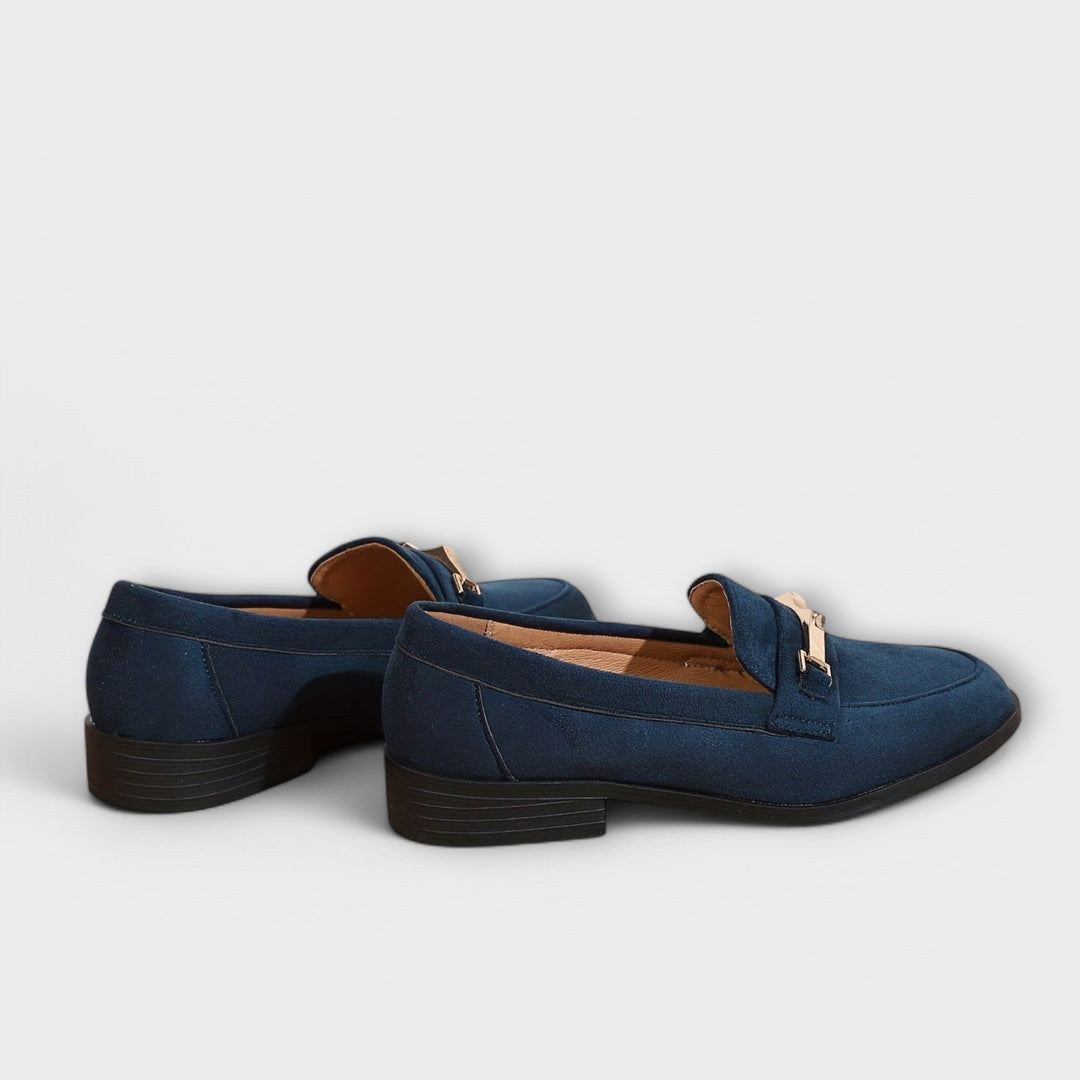 Clementine | Chain-Trim Loafers