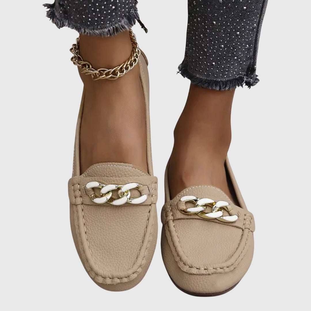 Daphne | Chain-Detail Comfort Loafers