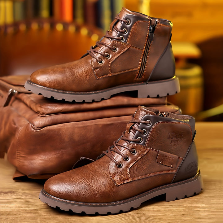 Rhett | Rugged Lace-Up Ankle Boots