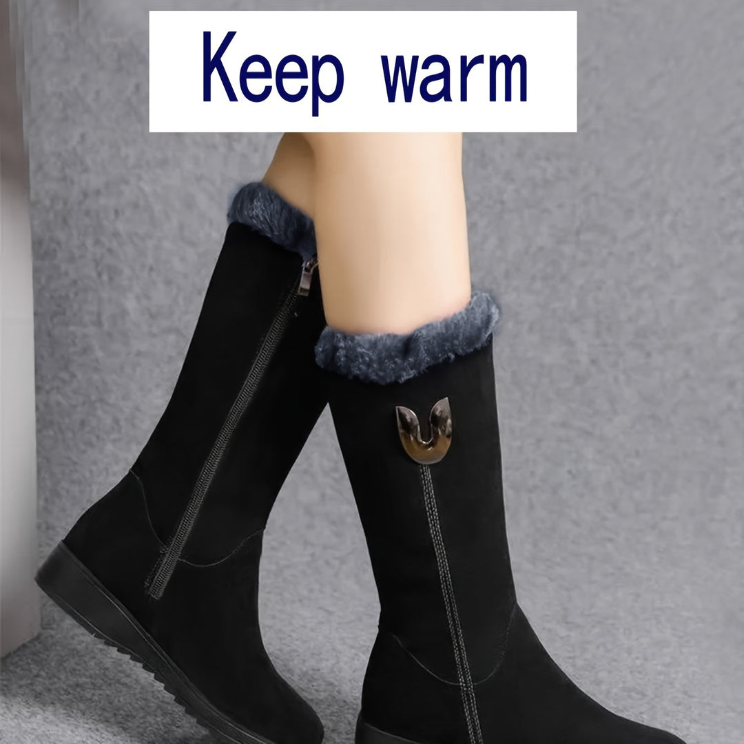 Rosetta | Cosy Fur-Trimmed Winter Boots