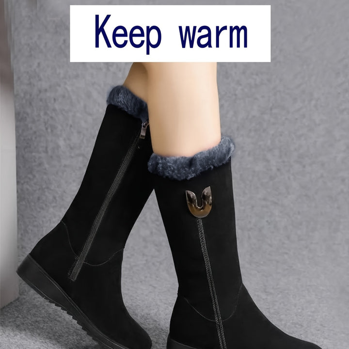 Rosetta | Cosy Fur-Trimmed Winter Boots