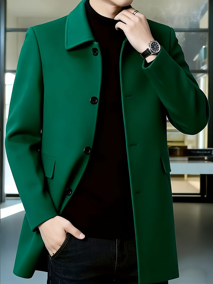 Harlan | Refined Single-Breasted Overcoat