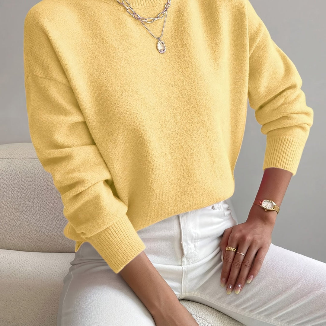 Sloane | Relaxed Mock Neck Jumper