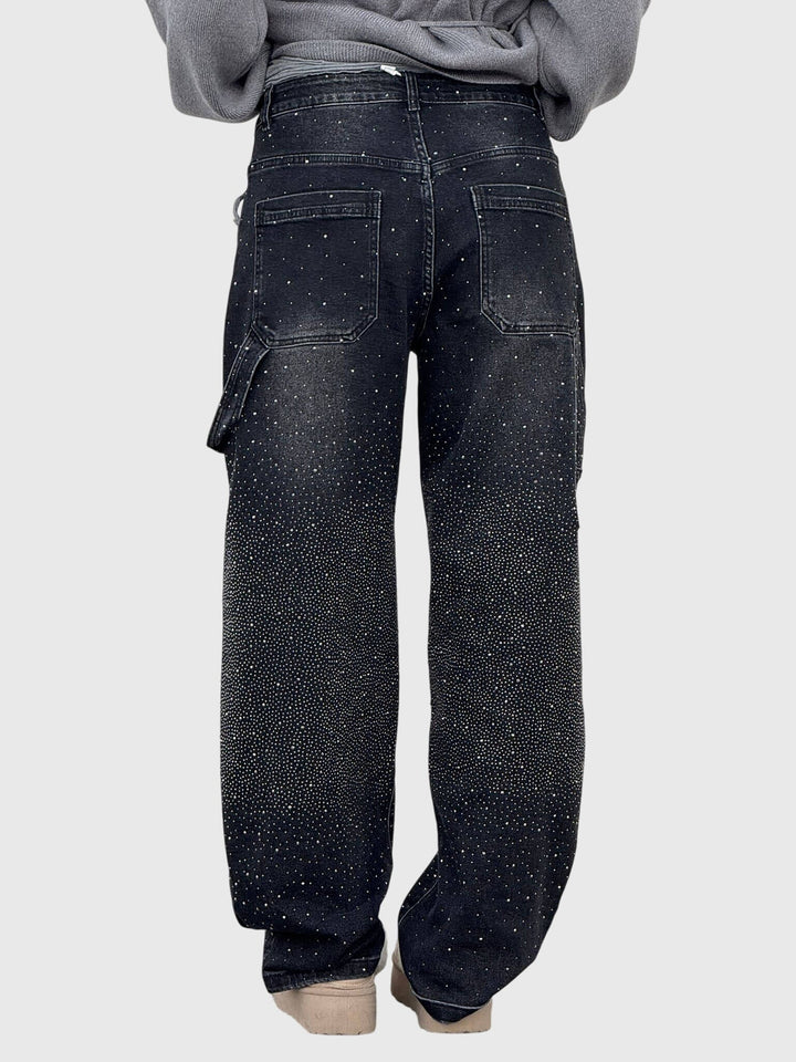 Brielle | Shimmer Wide-Leg Jeans