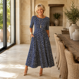 Cynthia | Softly Draped Pocket Maxi Dress