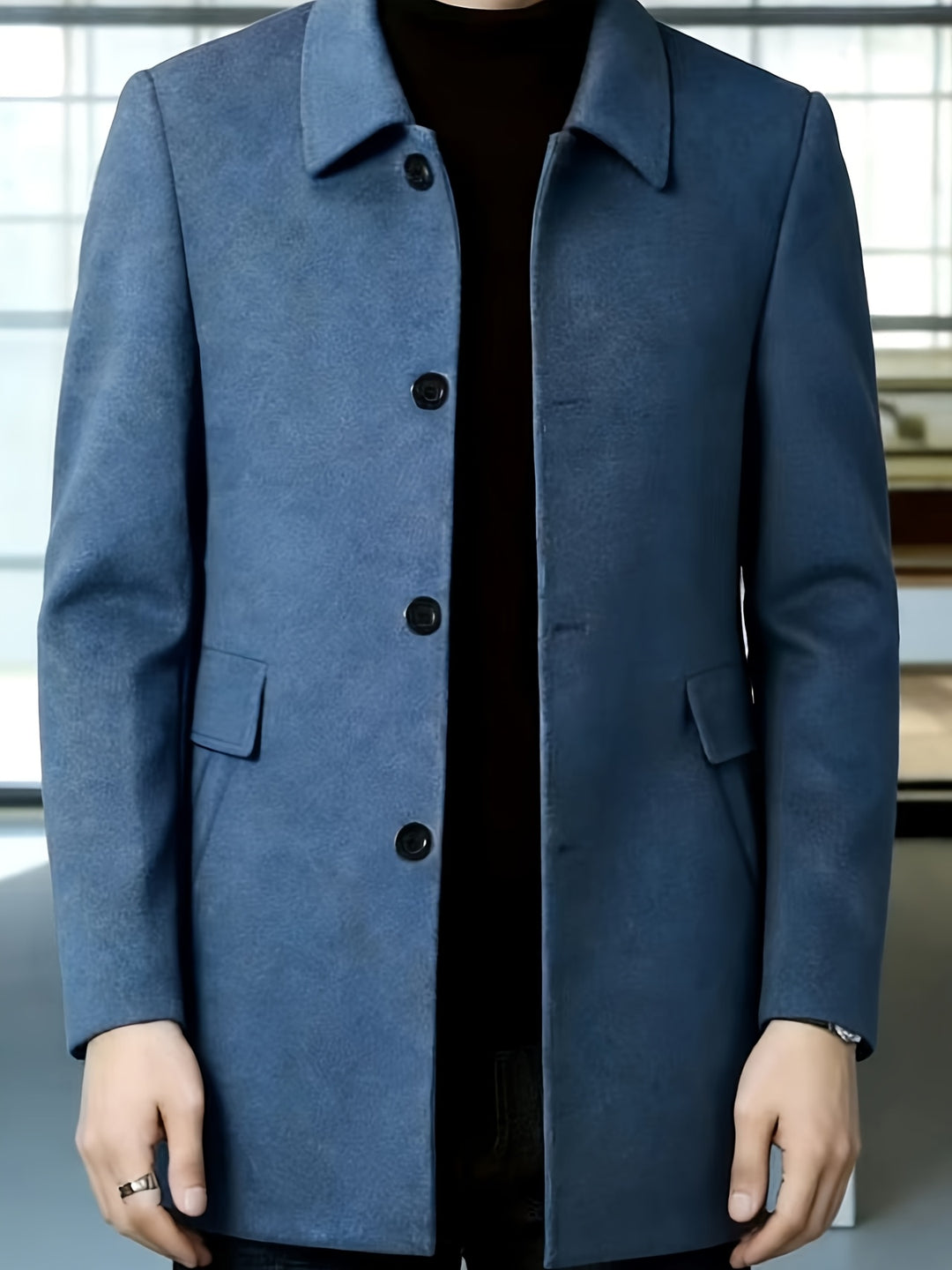 Harlan | Refined Single-Breasted Overcoat