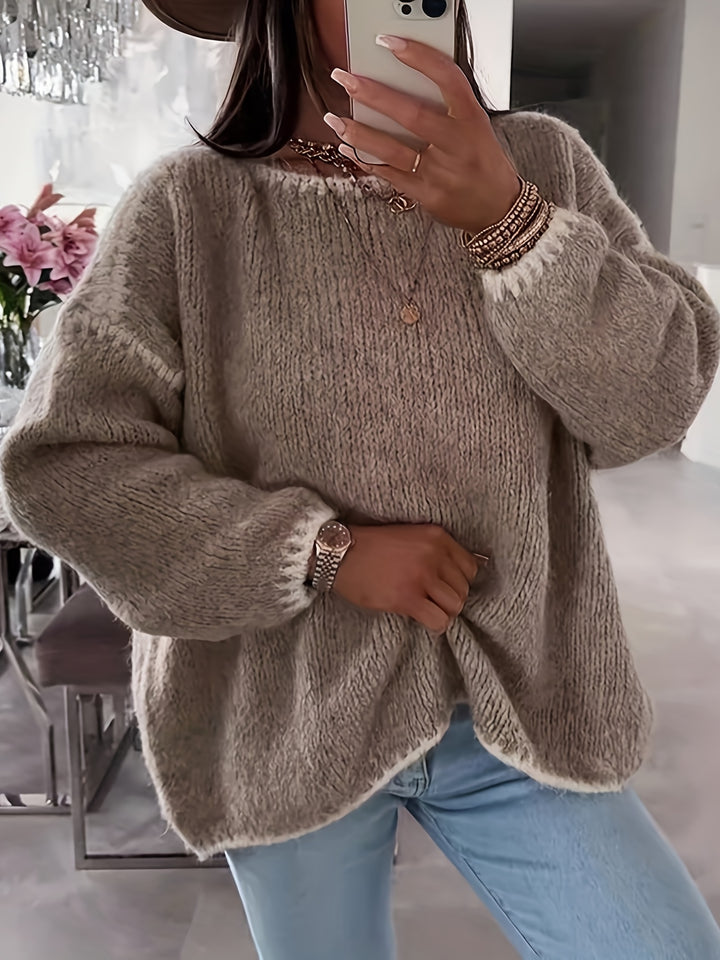 Marlene | Relaxed Boat Neck Sweater