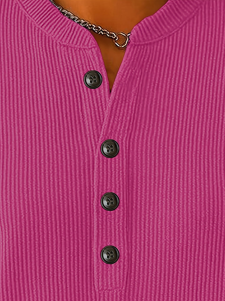 Corinne | Relaxed Button-Detail Top
