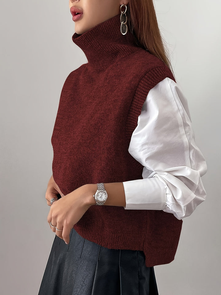 Eloora | High-Neck Sweater Vest
