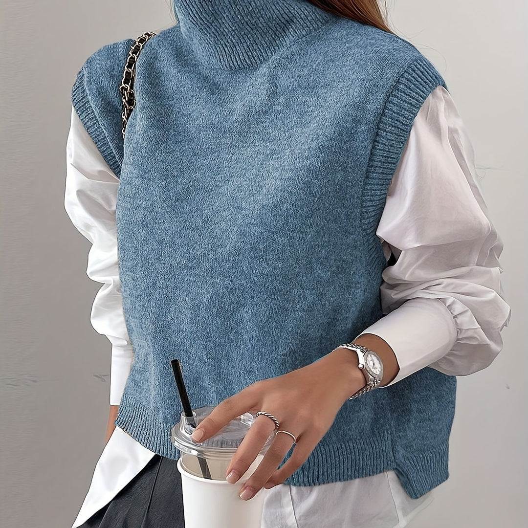 Eloora | High-Neck Sweater Vest