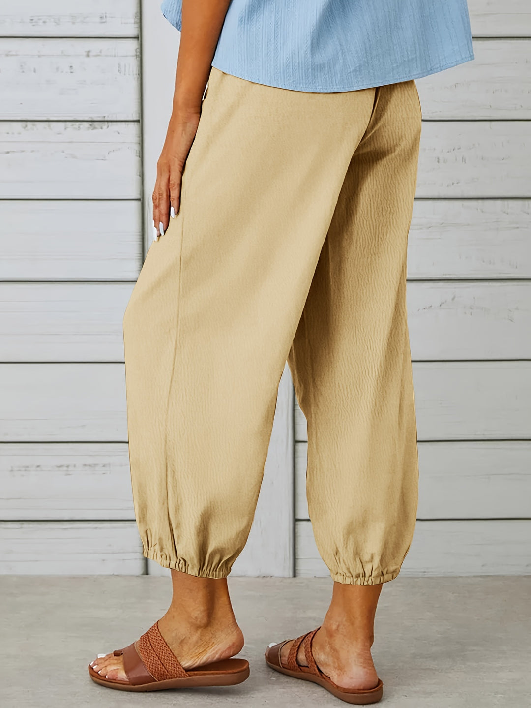 Colleen | Relaxed Drawstring Capris