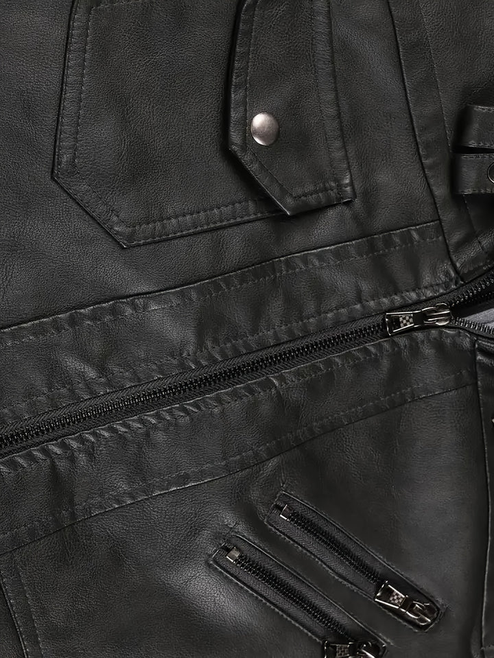 Grayson | Hooded Moto Jacket