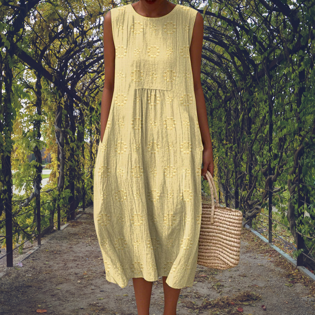Ophelia | Relaxed Sleeveless Pocket Dress