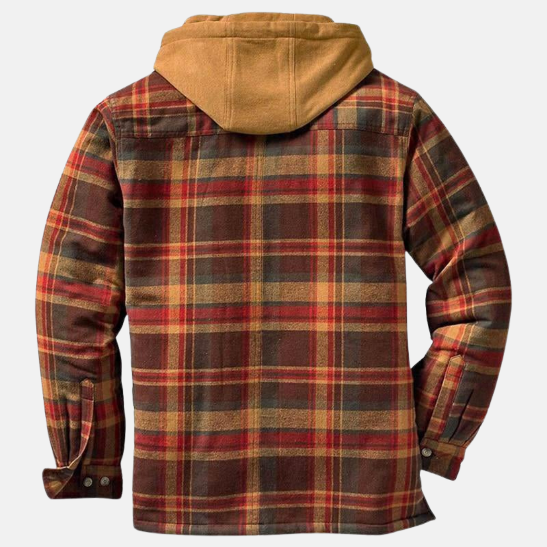 Wesley | Rugged Hooded Check Jacket