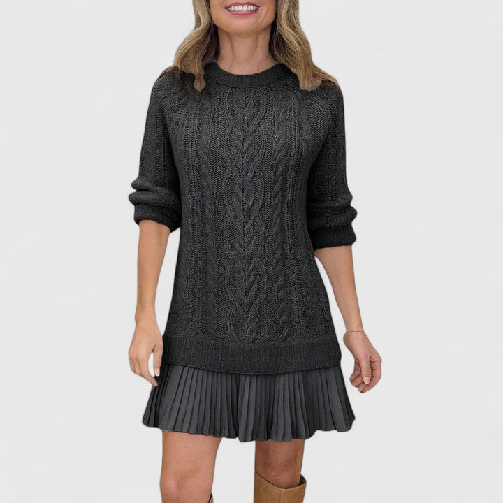 Aubrey | Cable-Knit Sweater Dress