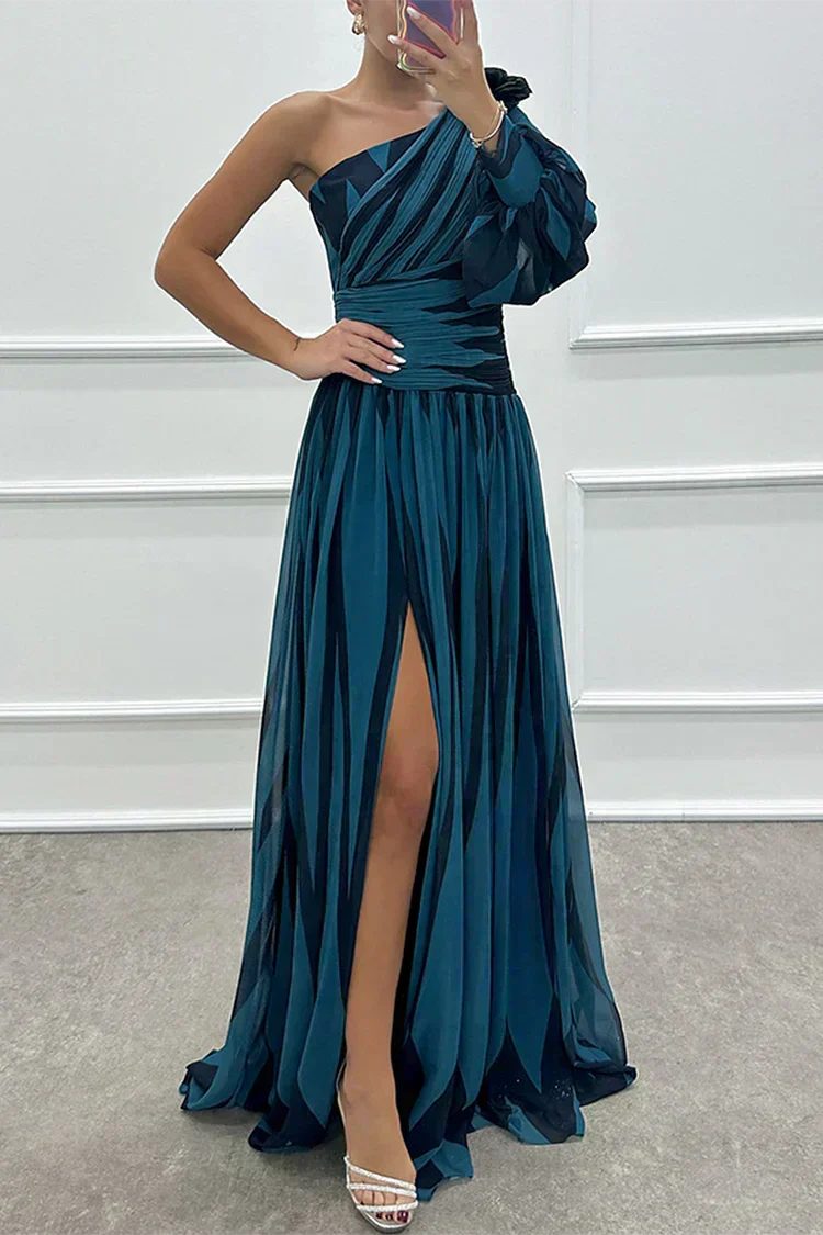 Melanie | Elegant One-Shoulder Maxi Dress