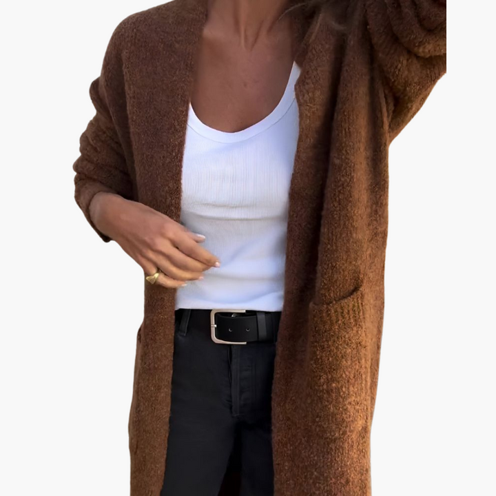 Selina | Longline Pocketed Cardigan