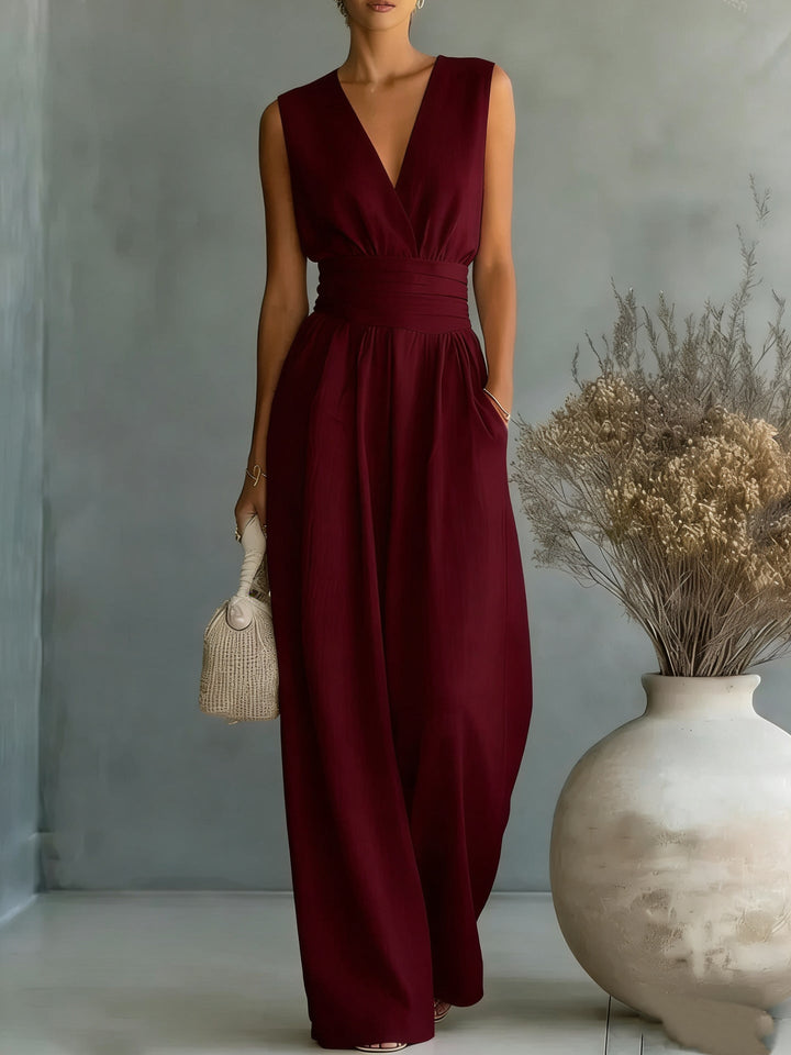Adrienne | Elegant Wide-Leg Jumpsuit