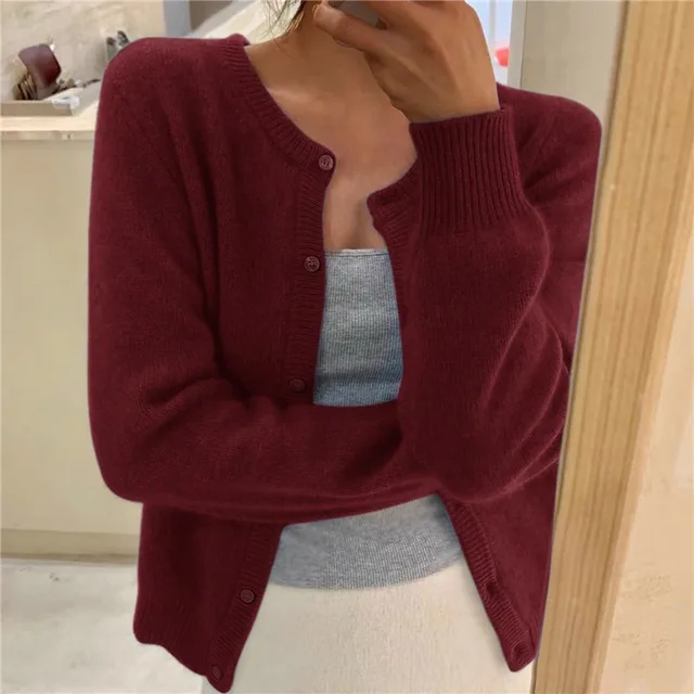 Antoinette | Soft Round-Neck Cardigan