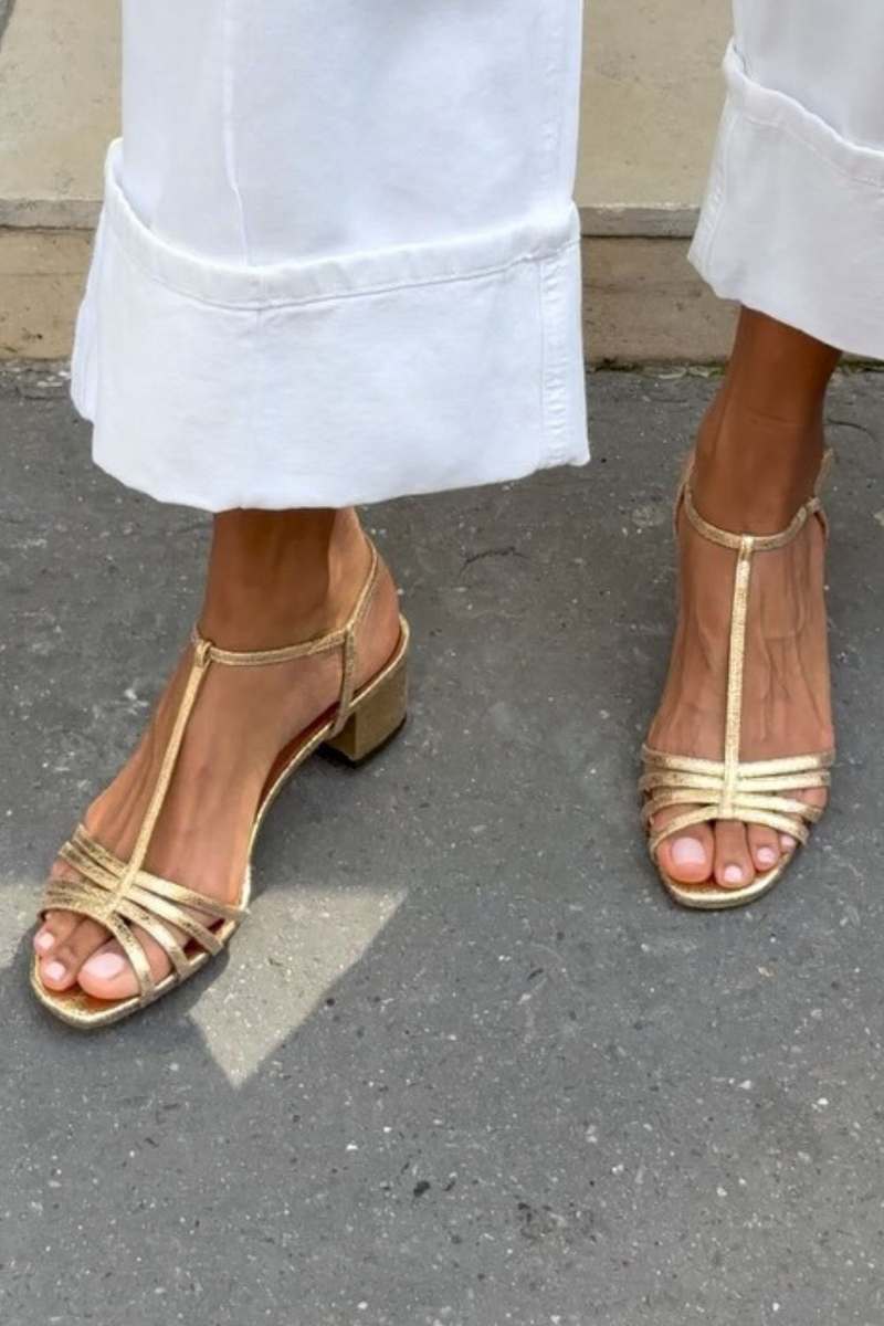 Lucille | Strappy Block-Heel Sandals