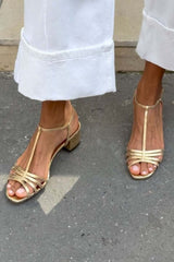 Lucille | Strappy Block-Heel Sandals