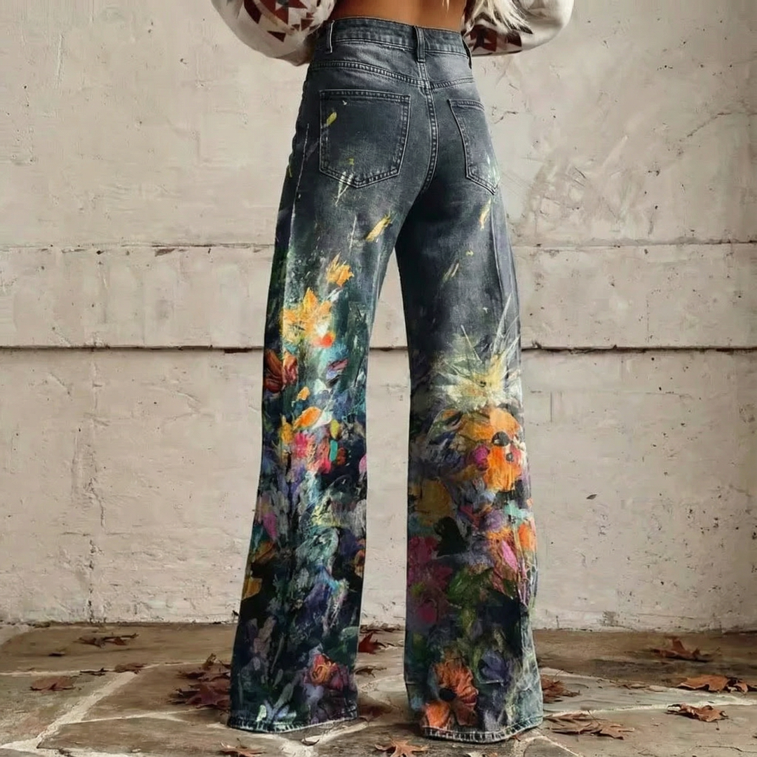 Roslyn | Wide-Leg Artistic Trousers