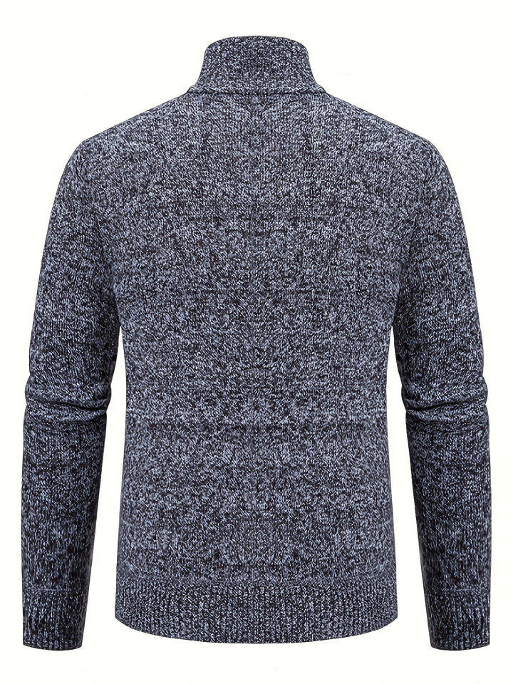 Alistair | Textured Full-Zip Cardigan