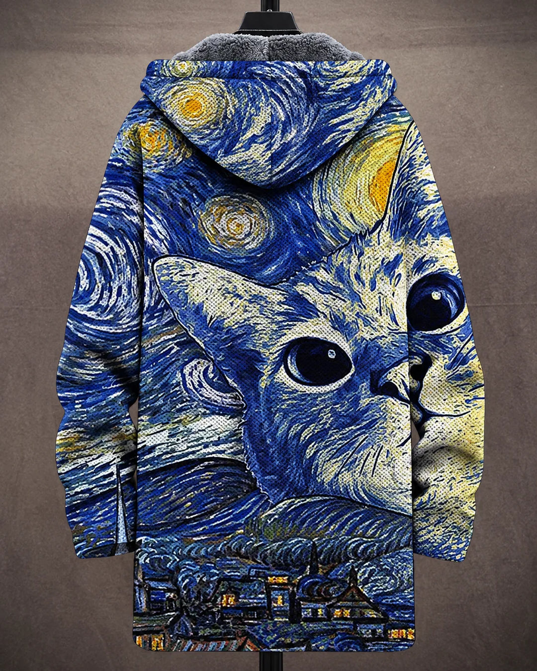 Emmett | Starry Night Cat Hooded Jacket