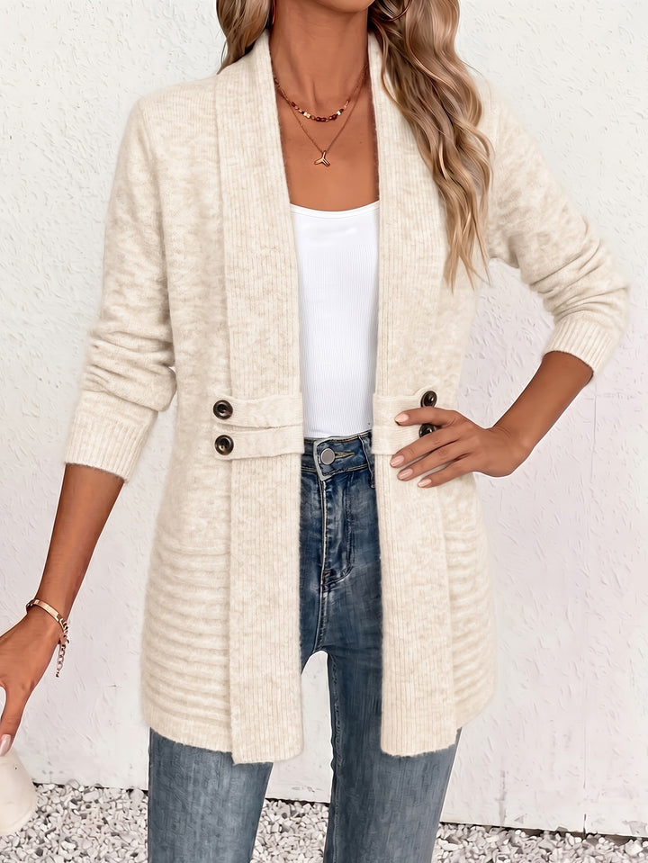 Josie | Belted Open-Front Cardigan