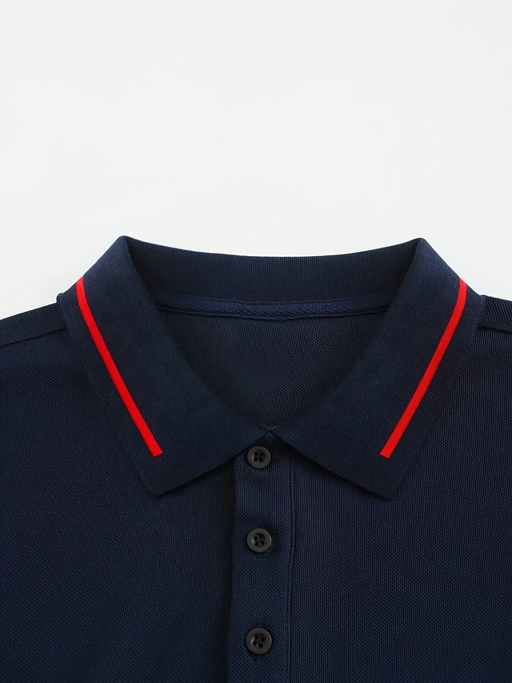 Russell | Refined Long-Sleeve Polo Shirt