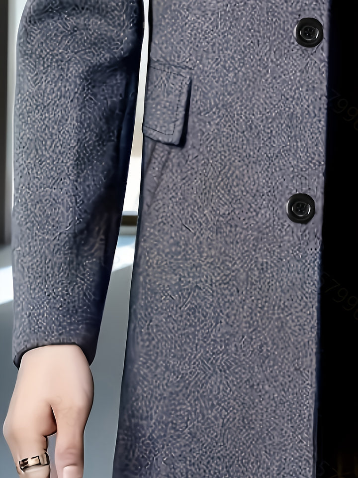 Harlan | Refined Single-Breasted Overcoat