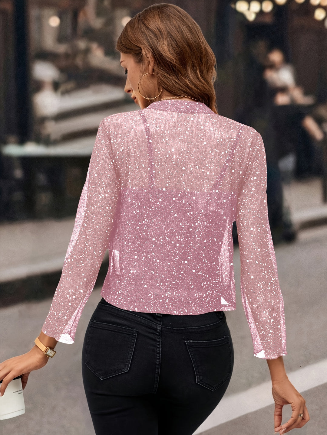 Sienna | Sparkling Cropped Jacket