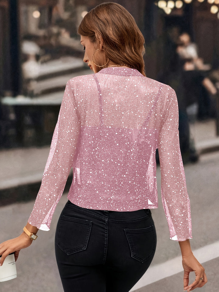 Sienna | Sparkling Cropped Jacket