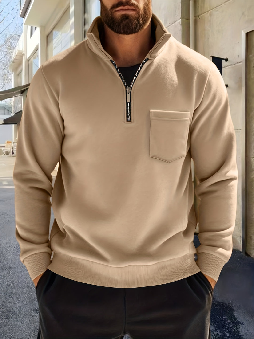 Graham | Refined Half-Zip Pullover