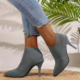 Priscilla | Pointed-Toe Stiletto Ankle Boots