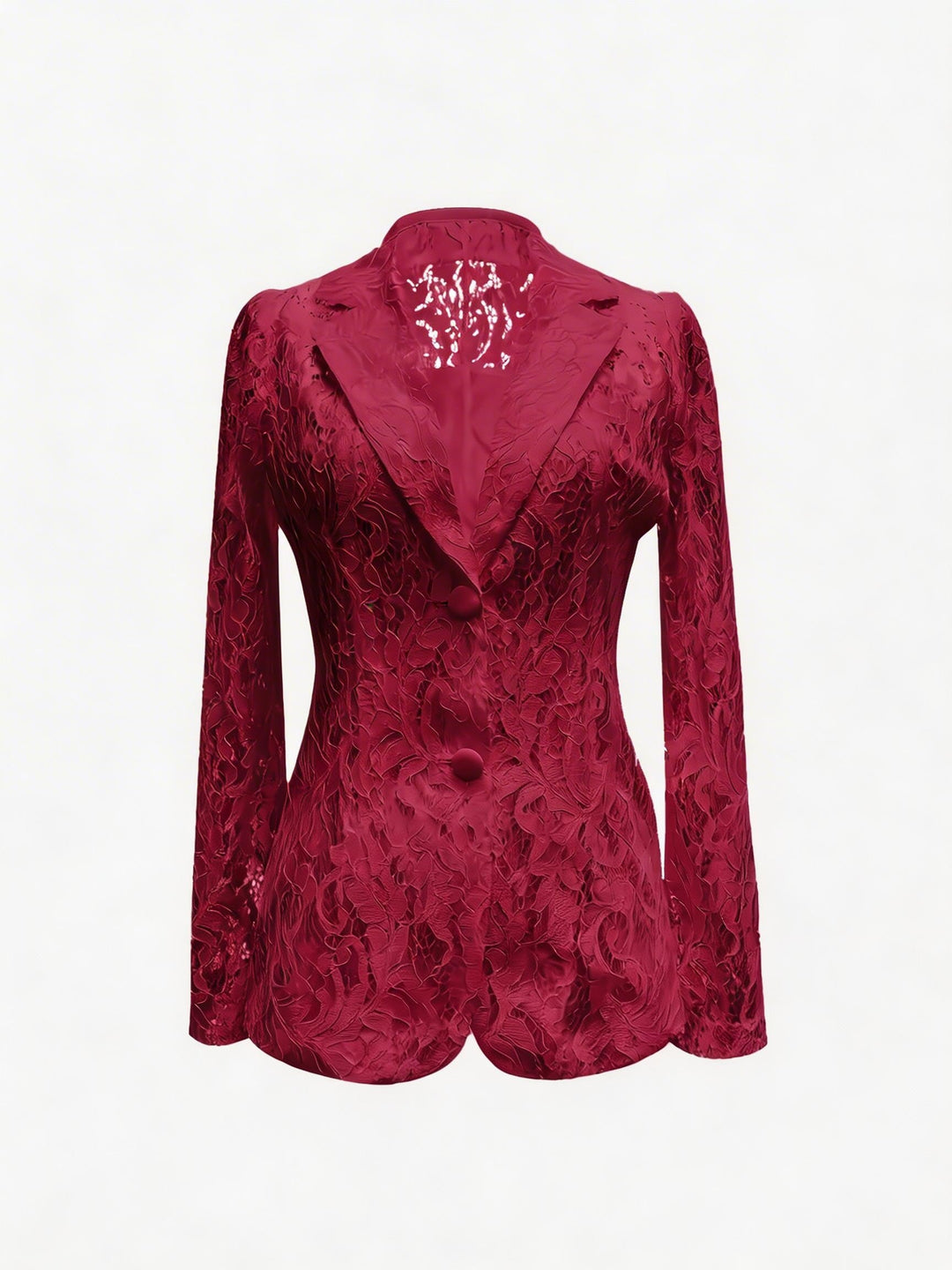 Genevra | Floral Openwork Blazer