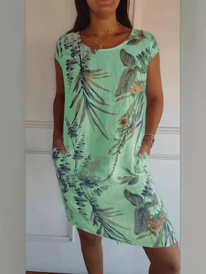Suzanne | Botanical Print Summer Dress