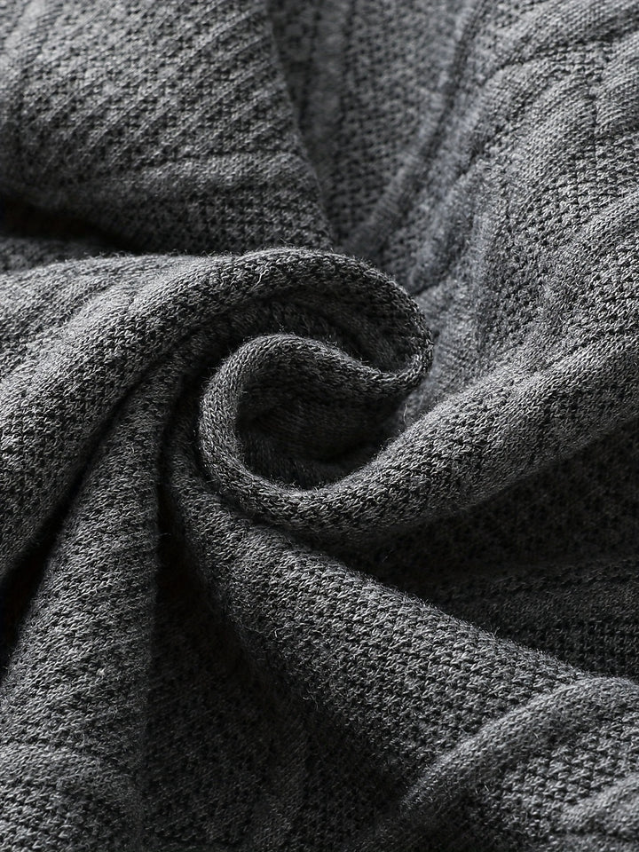 Everard | Textured Crew-Neck Long Sleeve Top
