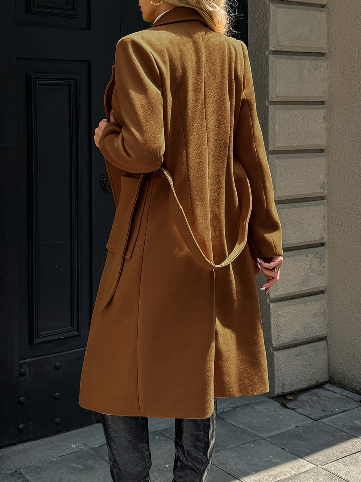 Catherine | Belted Longline Coat