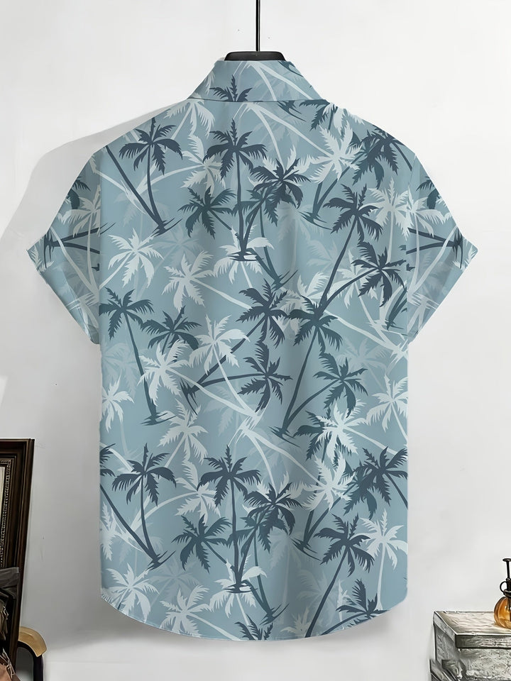 Ellis | Tropical Print Short-Sleeve Shirt