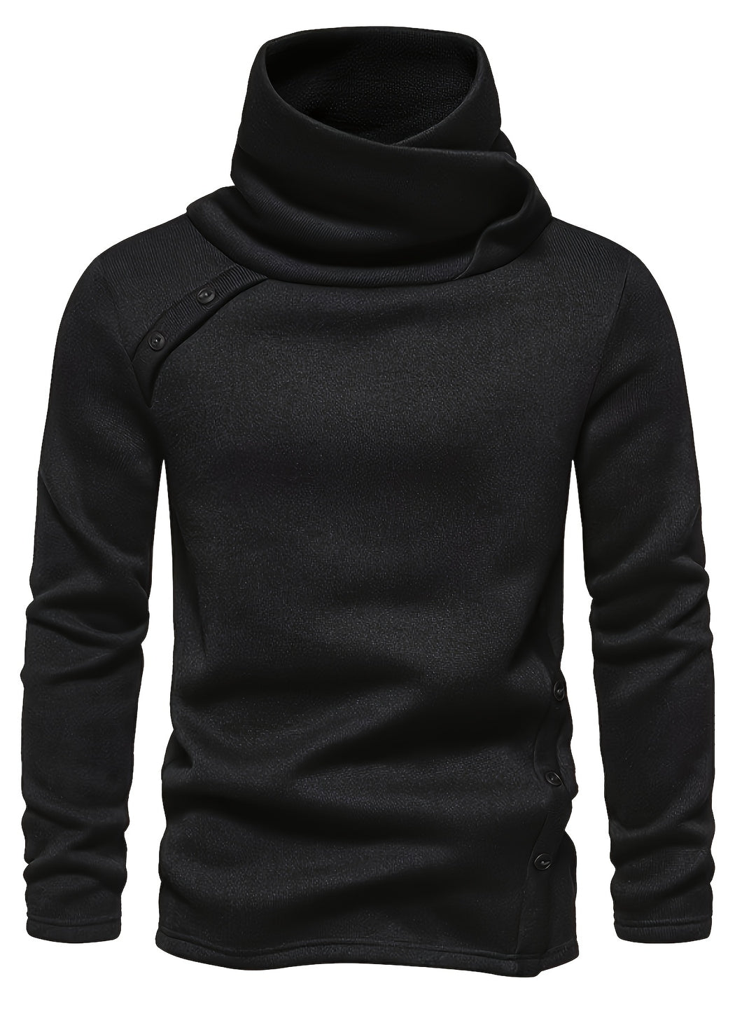 Spencer | Slouchy Collar Button-Up Sweater