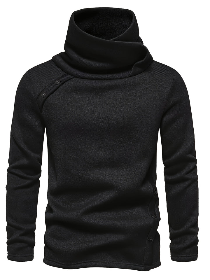 Spencer | Slouchy Collar Button-Up Sweater