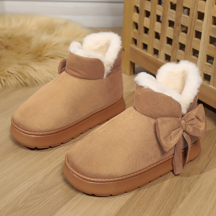 Marnie | Cosy Bow-Detail Ankle Boots