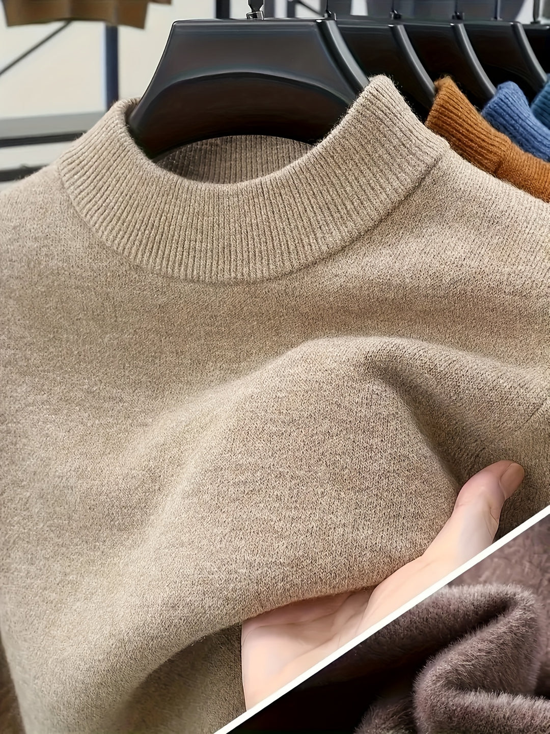 Emmett | Refined Mock Neck Sweater