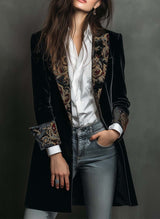 Octavia | Baroque-Trim Tailored Blazer