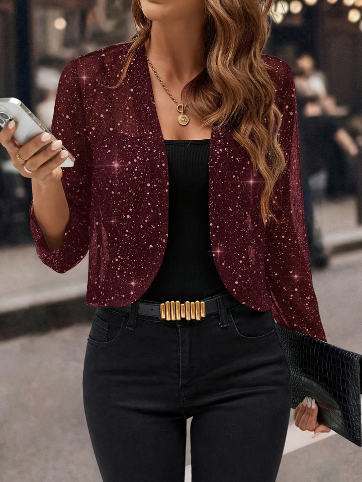 Sienna | Sparkling Cropped Jacket