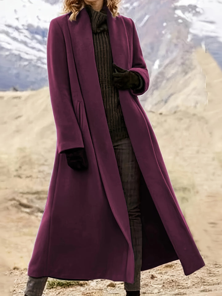 Clarissa | Longline Draped Coat